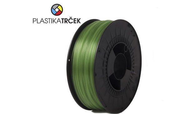 Filament za 3D printer PLASTIKA TRČEK, PLA – 1kg, Transparentno zeleni