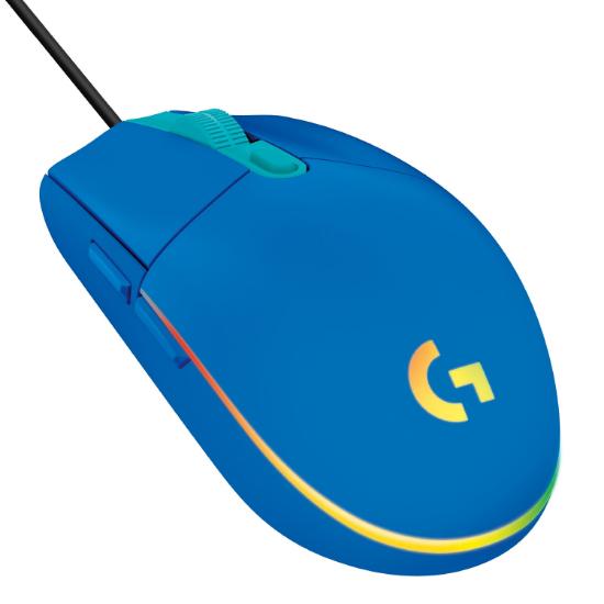 Miš LOGITECH Gaming G102 Lightsync, optički, 8000dpi, plavi, USB