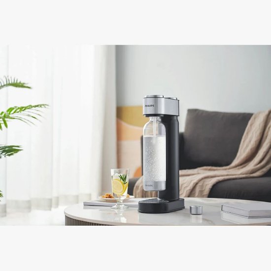 Uređaj za gaziranje vode PHILIPS Sodamaker Viva ADD4902BK/10, crni