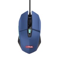 Miš TRUST GXT 109B Felox, RGB, optički, 6400dpi, plavi