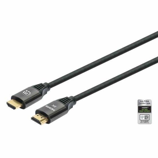 Kabel MANHATTAN, HDMI (M) na HDMI (M), Ultra High Speed s Ethernetom, 8K@60Hz, 2m