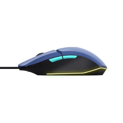 Miš TRUST GXT 109B Felox, RGB, optički, 6400dpi, plavi