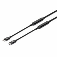 Kabel MANHATTAN, USB 3.2 Gen2, USB-C (M) na USB-C (M), PD 60W, 1.4 DP Alt Mode, 5.0m