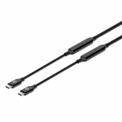 Kabel MANHATTAN, USB 3.2 Gen2, USB-C (M) na USB-C (M), PD 60W, 1.4 DP Alt Mode, 5.0m