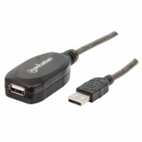 Kabel MANHATTAN, USB 2.0 USB-A (M) na USB-A (Ž), produžni, aktivni, 10.0m