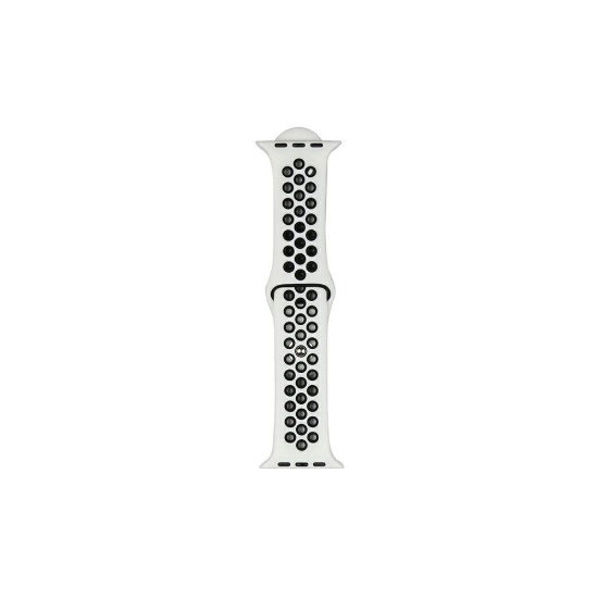 Zamjenski remen BELINE Sport Silicone za Apple Watch 38/40/41mm, bijelo-crni