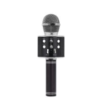 Mikrofon MANTA MIC12-BK, bežični, karaoke, zvučnik, crni