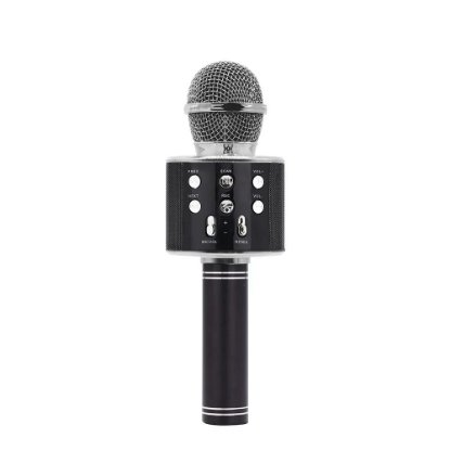Mikrofon MANTA MIC12-BK, bežični, karaoke, zvučnik, crni