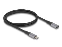 Kabel DELOCK, USB-C 4.0 (M) na USB-C (Ž), 1m, crni