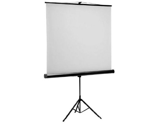 Platno za projektor E-VIEW TS180, 178 x 178 cm, 1:1, na stalku