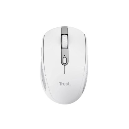 Miš TRUST Ozaa Compact, optički, bežični, 3200 dpi, bijeli
