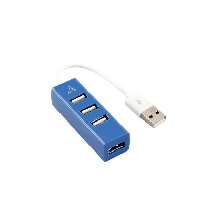 USB HUB SBOX H-204BL, 4-portni USB 2.0, plavi