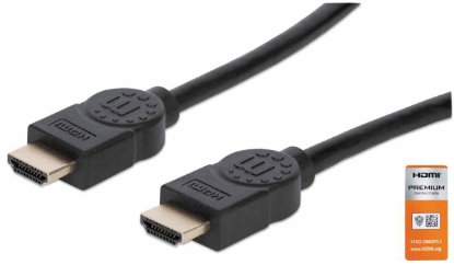 Kabel MANHATTAN, HDMI (M) na HDMI (M), 4K@60Hz UHD, High Speed sa Ethernet, 1m