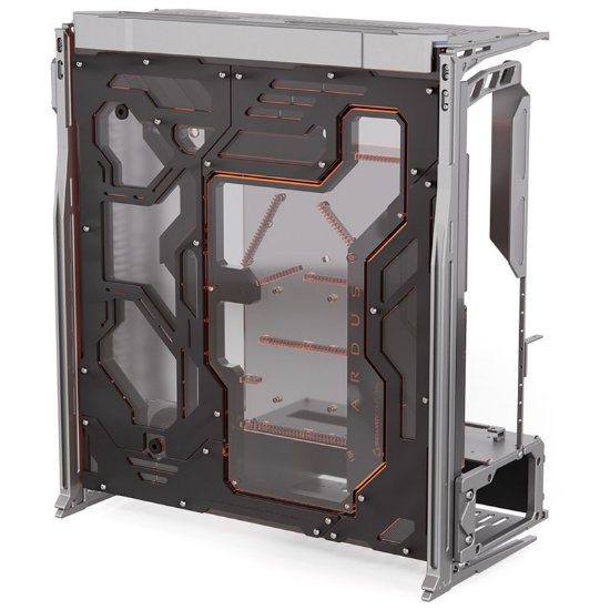 Kućište SINGULARITY COMPUTERS Spectre 3.0, E-ATX, prozor, kaljeno staklo, srebrno, bez napajanja