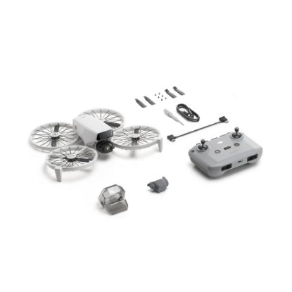 Dron DJI Flip, 4K UHD kamera, 3-axis gimbal, vrijeme leta do 31min, upravljanje daljinskim upravljačem, sivi