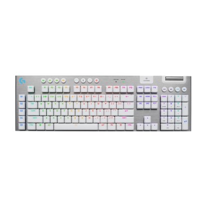 Tipkovnica LOGITECH Gaming G915 X Tactile, RGB, mehanička, US Layout, USB, bijela