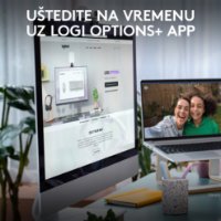 Tipkovnica LOGITECH K950 Signature Slim, bežična, Bolt Receiver USB, bijela