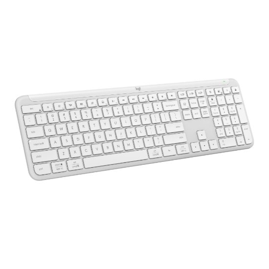 Tipkovnica LOGITECH K950 Signature Slim, bežična, Bolt Receiver USB, bijela