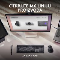 Web kamera LOGITECH MX Brio, 4K UHD, USB-C, siva