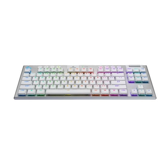 Tipkovnica LOGITECH Gaming G915 X TKL Tactile, RGB, mehanička, US Layout, USB, bijela