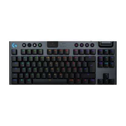 Tipkovnica LOGITECH Gaming G915 X TKL Lightspeed Tactile, RGB, mehanička, bežična, US Layout, crna
