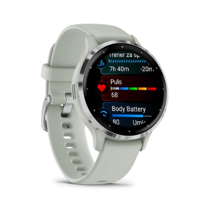 Pametni sat GARMIN Venu 3S, GPS, multisport, zeleni