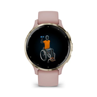 Pametni sat GARMIN Venu 3S, GPS, multisport, rozi
