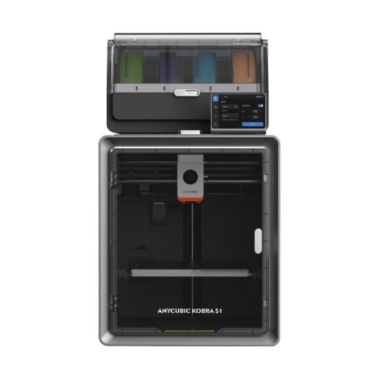 3D Printer ANYCUBIC Kobra S1 Combo, 250x250x250 mm, 600mm/h