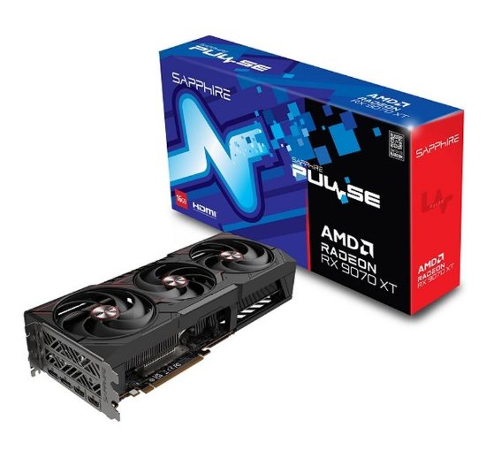 Grafička kartica SAPPHIRE Radeon RX 9070 XT Gaming Pulse OC, 16GB GDDR6