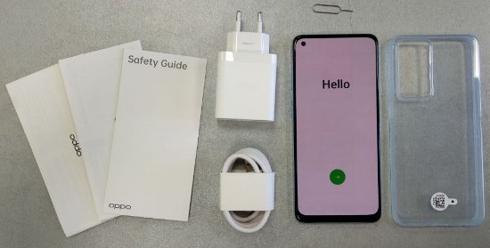 RABLJENI - Mobitel OPPO Reno 7 Lite 5G, 6.43", 8GB, 128GB, Android 11, rainbow