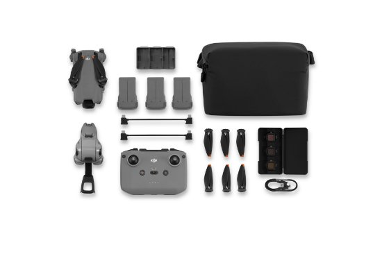 Slika Dron DJI Mini 5 Pro Fly More Combo (DJI RC-N3), 4K kamera, 3-axis gimbal, vrijeme leta do 36min, smart daljinski upravljač, sivi
