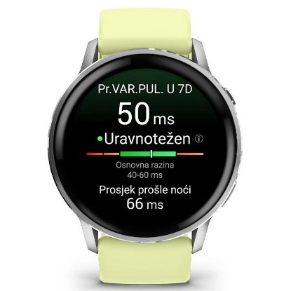 Pametni sat GARMIN Venu 4, 45mm, GPS, multisport, žuti