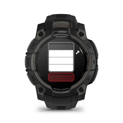 Pametni sat GARMIN Instinct 3 Amoled 45mm, GPS, HR, pametne obavijesti, crni