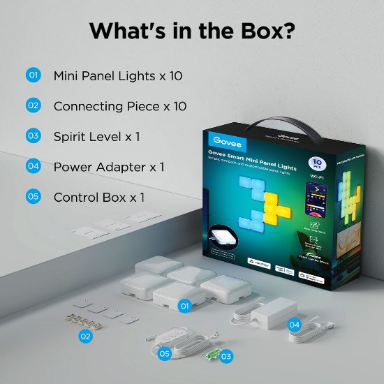 LED panel GOVEE Smart Mini Panel Lights