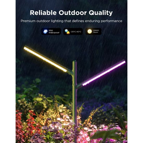Vrtna svjetla GOVEE RGBICWW Garden Lights