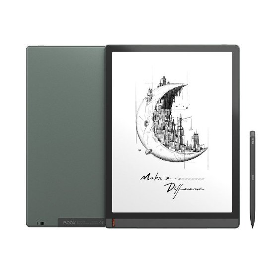 E-Book Reader BOOX Tab X, 13.3", 6GB, 128GB, WiFi, BT, Android 11, zeleni + olovka Pen2 Pro