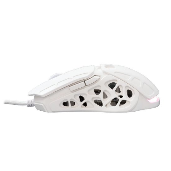 Miš WHITE SHARK Ector, RGB, optički, 12400dpi, bijeli