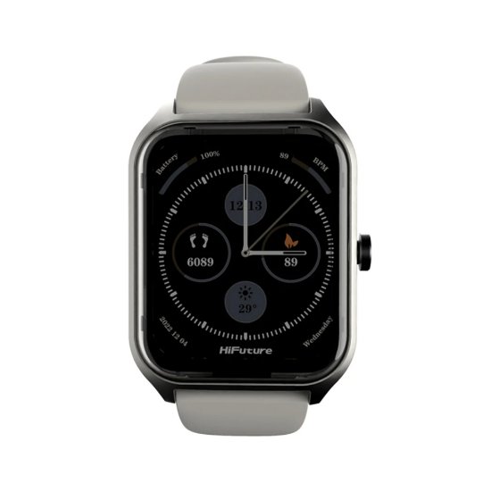 Pametni sat HIFUTURE Ultra2 Pro, pametne obavijesti, sivi