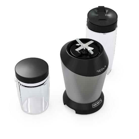 Blender TESLA NB301BX, Nutri blender, 1000 W, 1,0 l, 0,7 l, sivo-crni