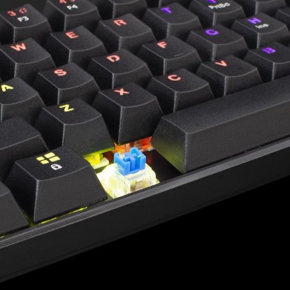 Tipkovnica WHITE SHARK GK-2022 Shinobi, LED, Plavi switch, mehanička, crna, USB