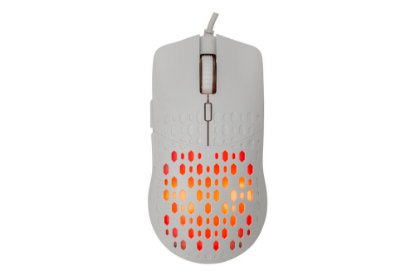 Miš BARACUDA BGM-022 Octopus, RGB, optički, 3600dpi, bijeli