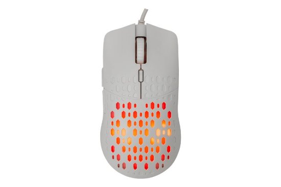 Miš BARACUDA BGM-022 Octopus, RGB, optički, 3600dpi, bijeli