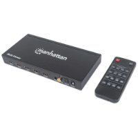 Razdjelnik MANHATTAN, 4x HDMI in, 1 HDMI out, strujni