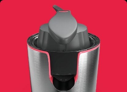 Sokovnik TESLA CJ301BX, 300 W, 0,65 l, inox-crni