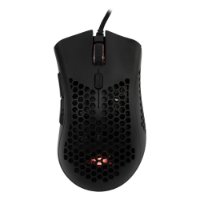 Miš BARACUDA BGM-031 Coral, RGB, optički, 12800dpi, crni