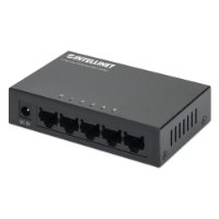 Switch INTELLINET 523301, 10/100 Mbps, 5-port, metalno kućište, kabel Cat5e 0,5m