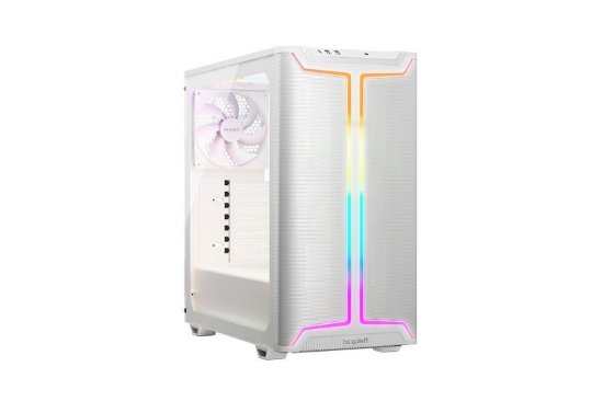 Kućište BE QUIET Pure Base 501DX, ATX, prozor, bijelo, bez napajanja