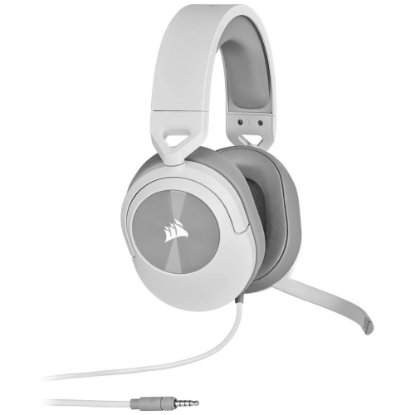 Slušalice CORSAIR HS55 Surround, mikrofon, bijele