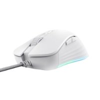 Miš TRUST GXT 924W Ybar+, RGB, optički, 25600dpi, bijeli