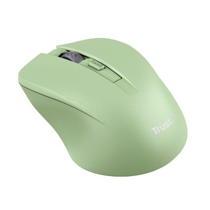 Miš TRUST Mydo Silent, optički, bežični, 1800dpi, zeleni